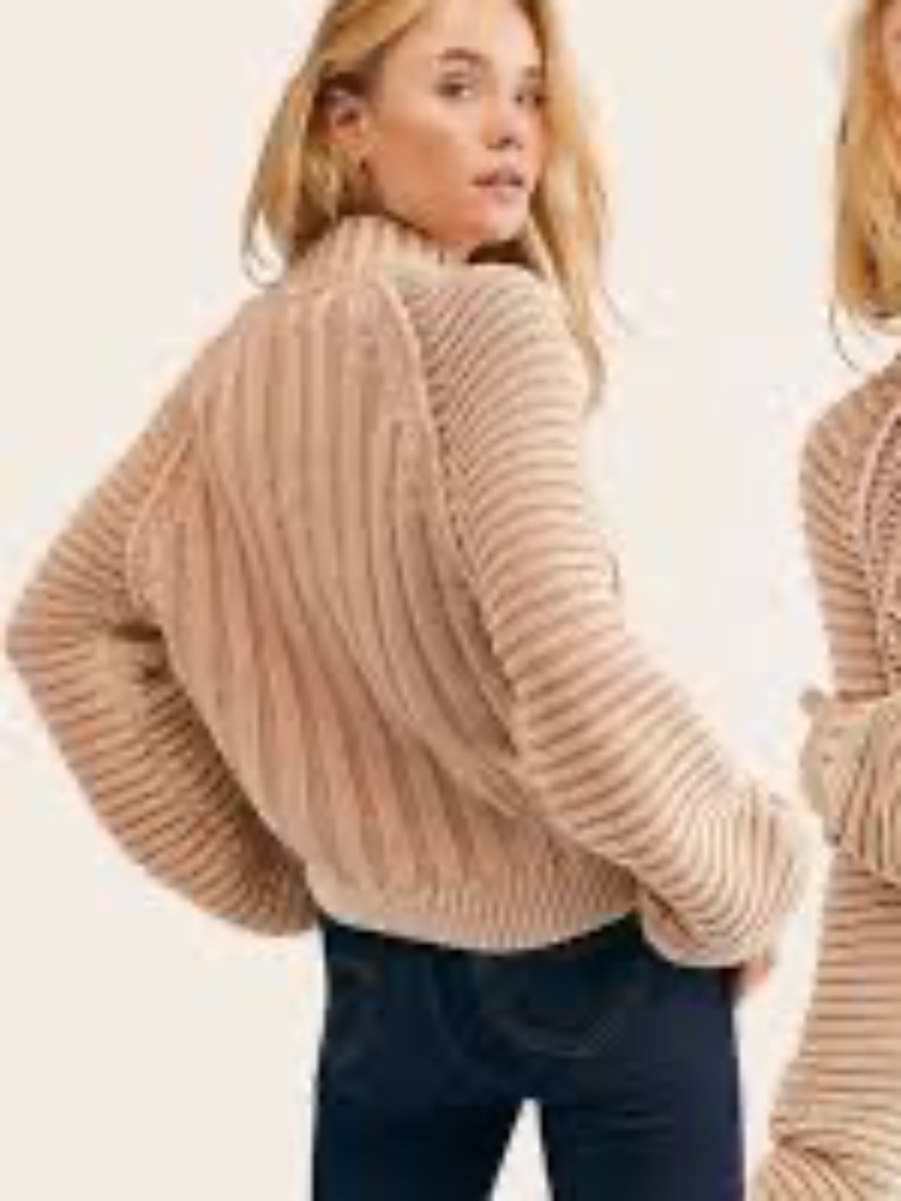 Free People M Sweetheart Knit Sweater - Picture 2 of 12
